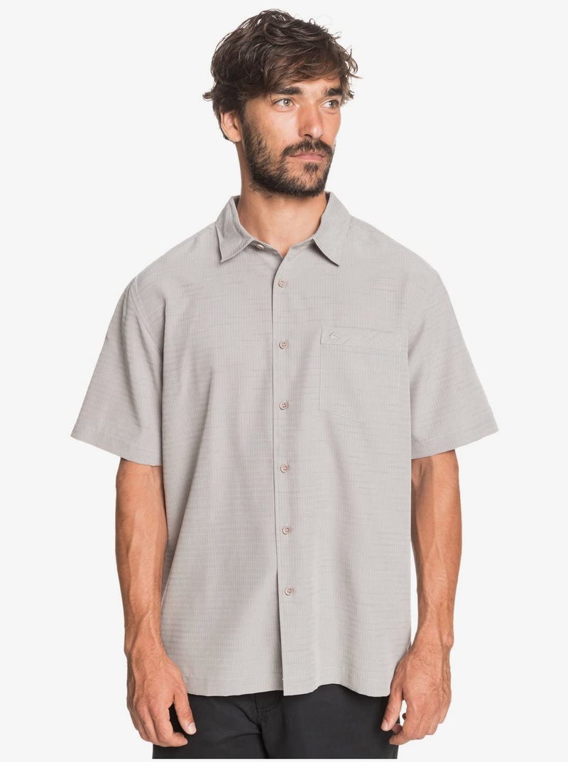 Quiksilver mens Centinela 4 Woven Button Down Shirt, Flint Gray Centinella, Medium US - Image 2